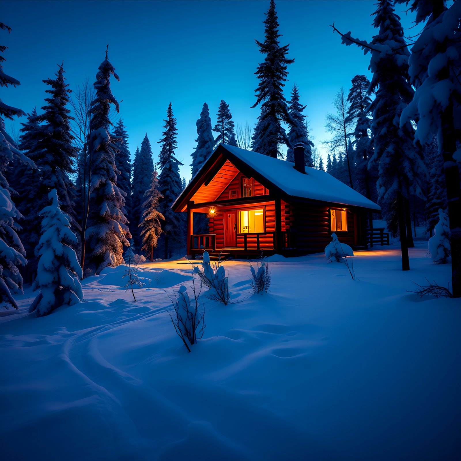 Winter Cabin